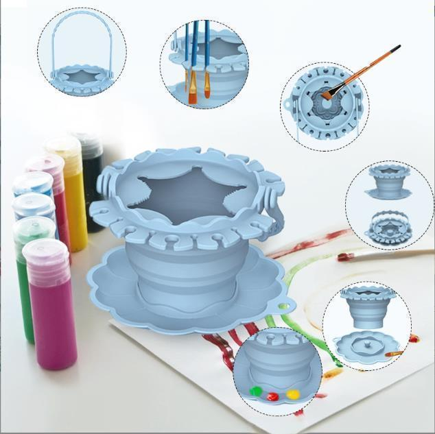Silicone Oil Painting Brush Holder